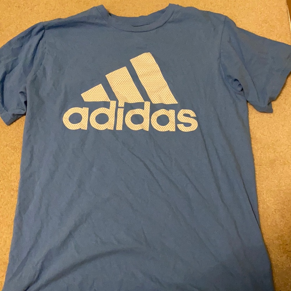 light blue adidas t-shirt